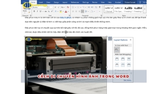 Cách di chuyển hình ảnh trong Word mọi phiên bản nhanh chóng