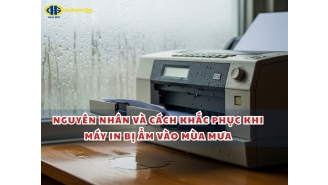 Nguyên nhân và Cách khắc phục khi máy in bị ẩm vào mùa mưa