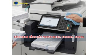 Cách Scan Bằng Máy Photo Ricoh, Toshiba, Canon Đơn Giản Chi Tiết Nhất