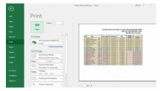 Cách in 3 trang trên 1 mặt giấy trong Excel như thế nào?
