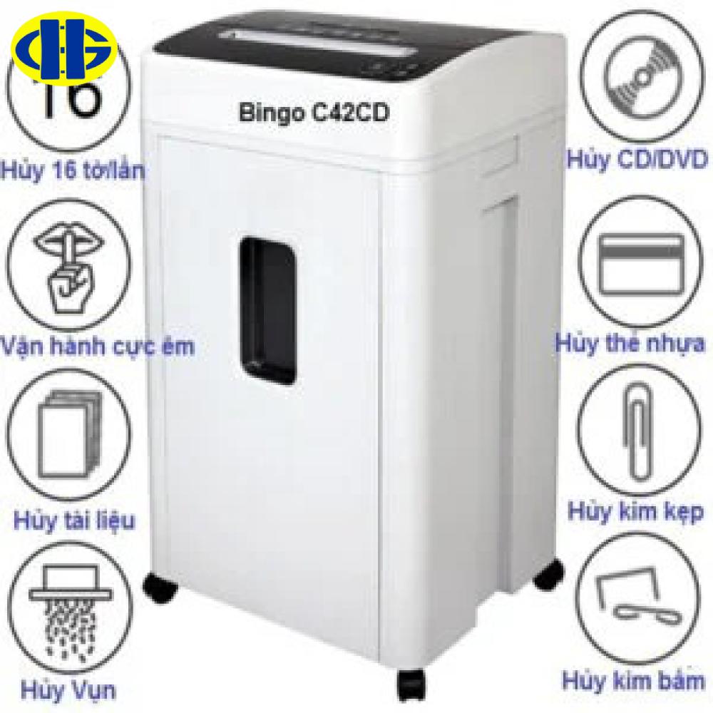 Máy hủy tài liệu Bingo C42CD