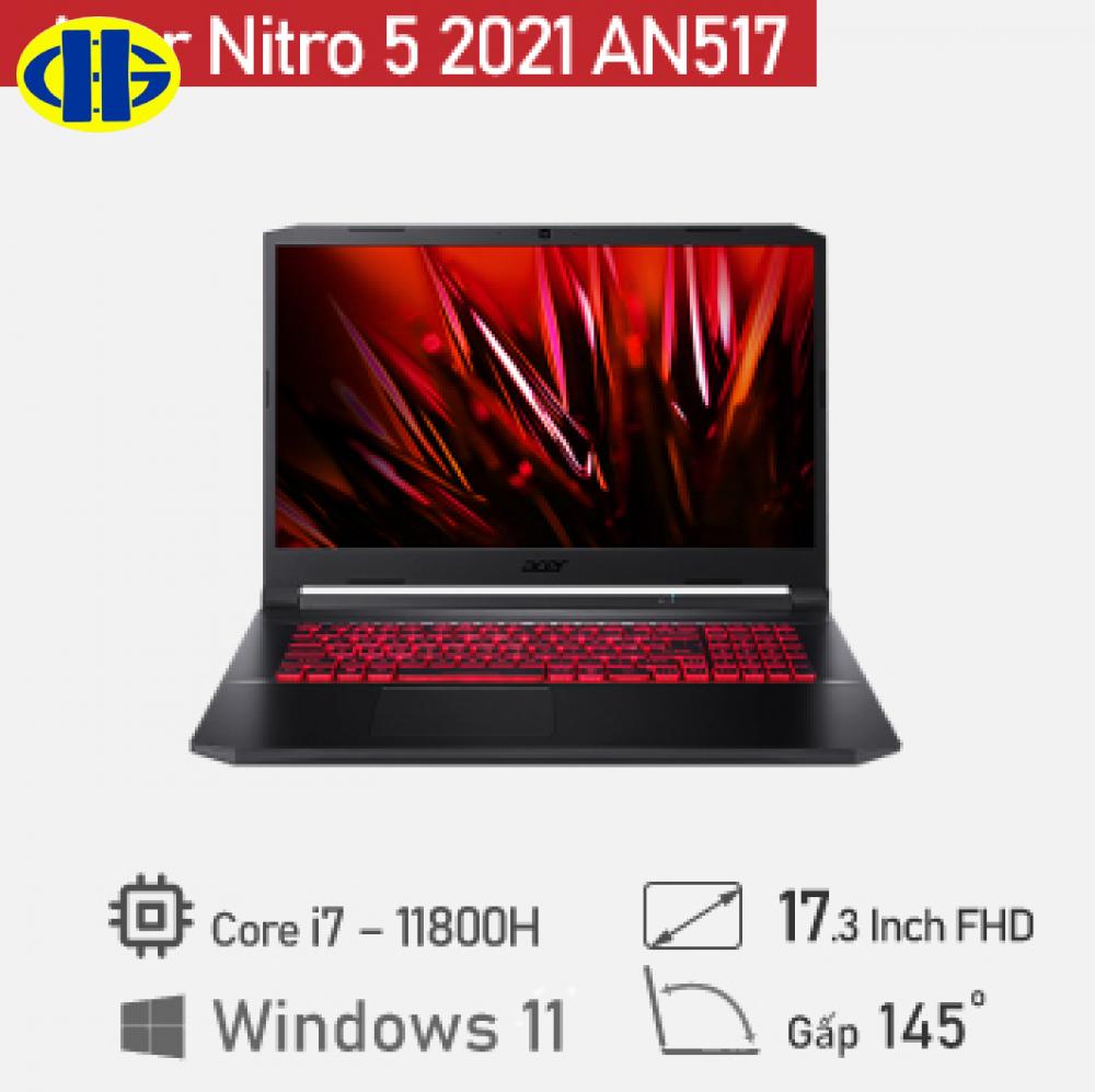 Laptop Cũ Acer Nitro 5 2021 AN517-54-79L1 Core i7-11800H