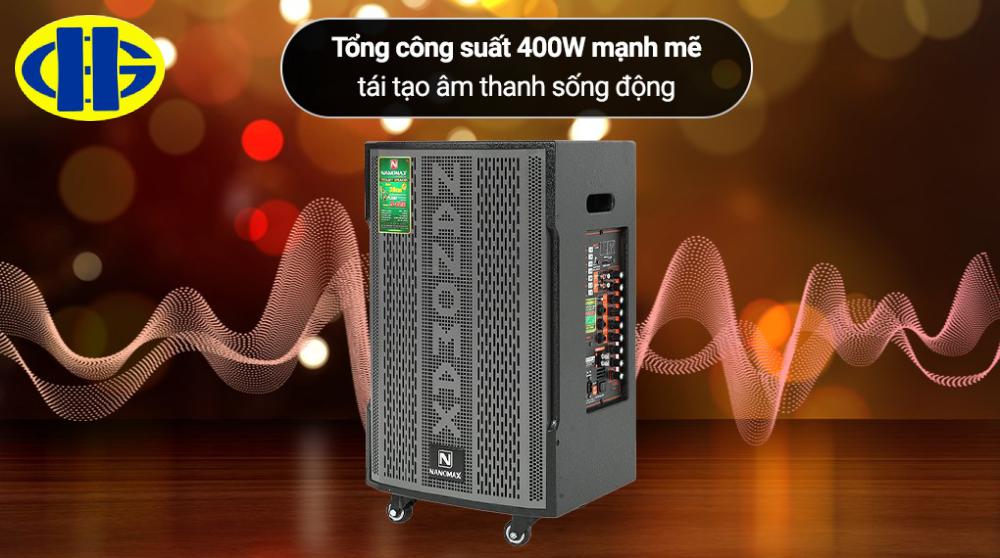 Loa kéo karaoke Nanomax S-820 400w