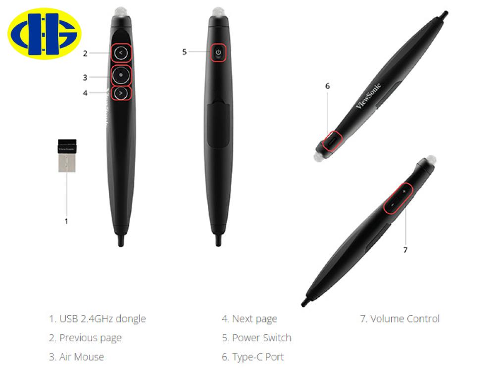 Bút trình chiếu ViewSonic AirPen VB-PEN-007